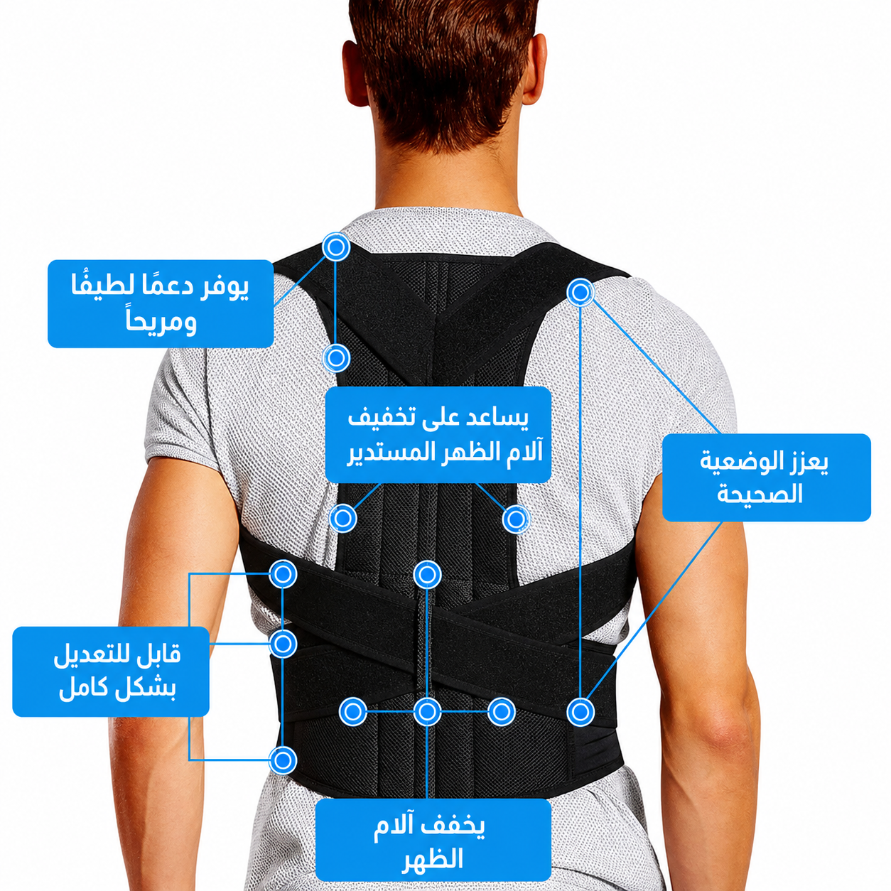 حزام الكتف العلاجي لتصحيح الوضعية