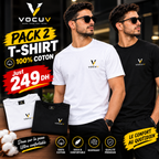 Pack 2 T-Shirt 100% coton- Vocuv