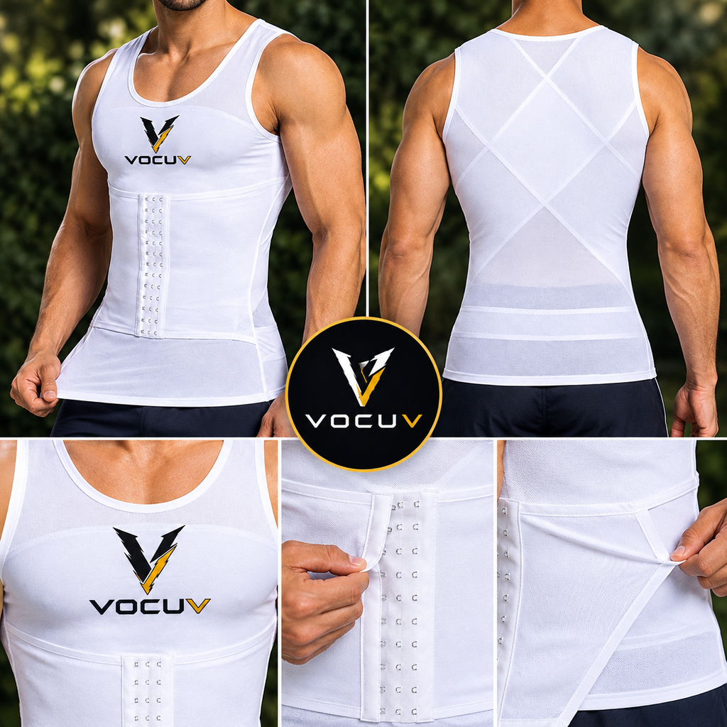 Promo -25% 🔥 Débardeur de Compression Premium – Ajustable à 3 Niveaux de Compression