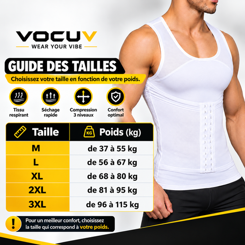 Débardeur de Compression Premium Ajustable