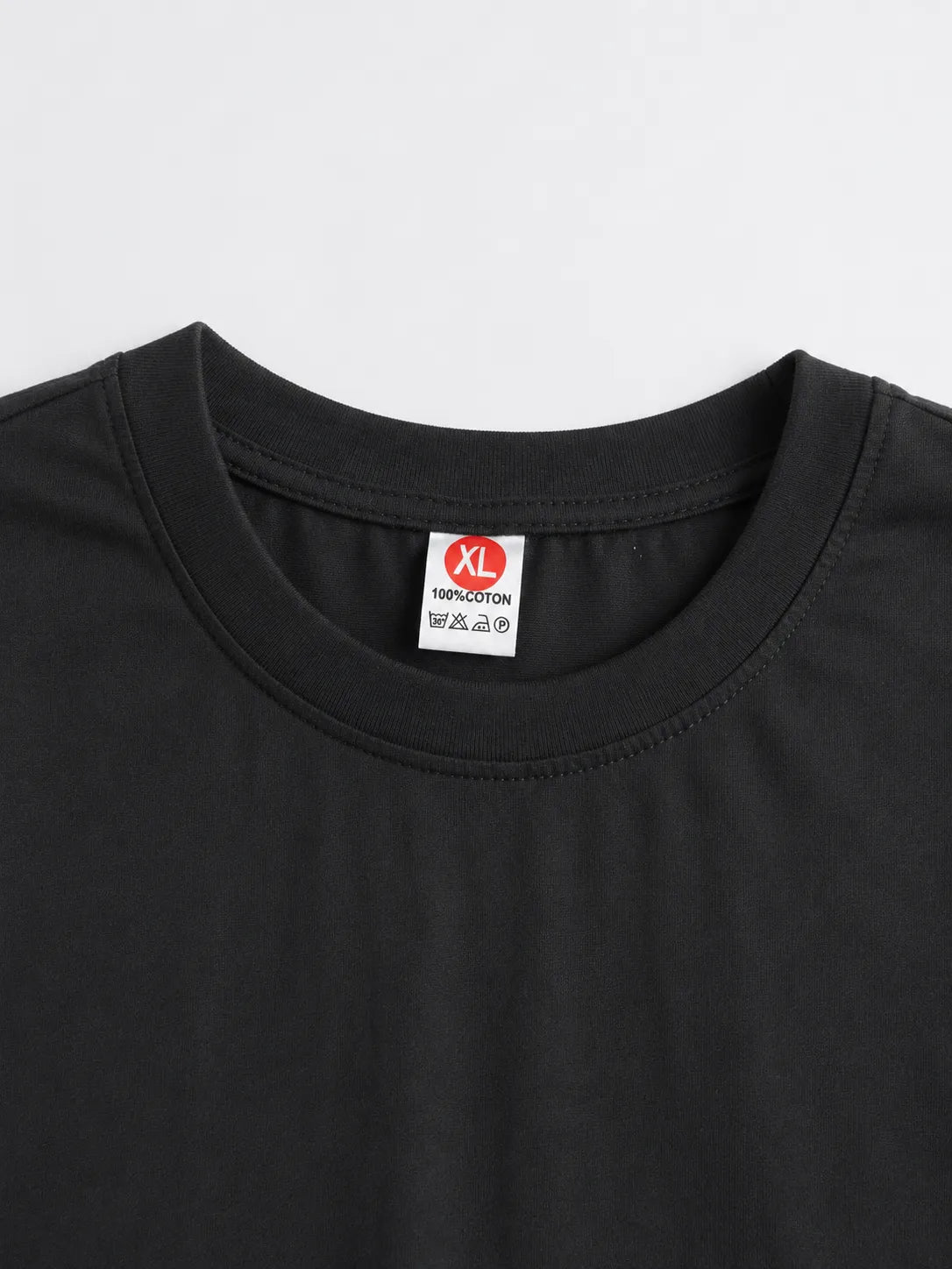 Pack 2 PCS : T-Shirt Premium Signature - VOCUV Elite Black 100% COTON