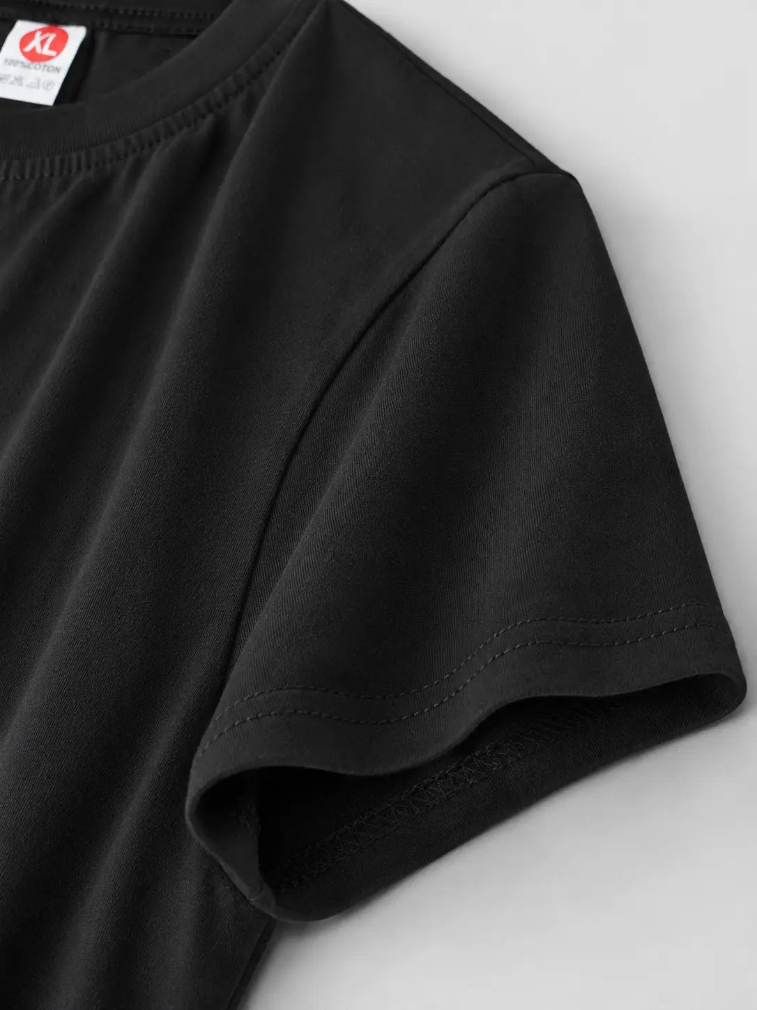 Pack 2 PCS : T-Shirt Premium Signature - VOCUV Elite Black 100% COTON